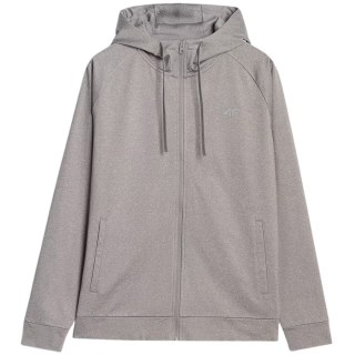 Bluza męska 4F FNK M654 szary melanż 4FWMM00TFSWM654 25M M 4F