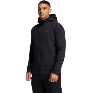 Bluza męska adidas Designed for Training COLD.RDY Full-Zip Hoodie czarna IN5607 M Adidas