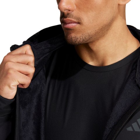 Bluza męska adidas Designed for Training COLD.RDY Full-Zip Hoodie czarna IN5607 M Adidas