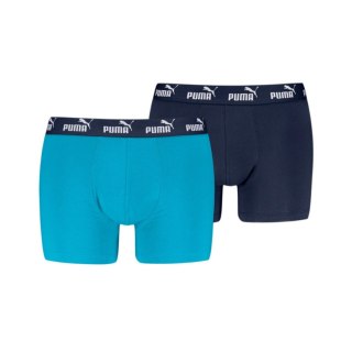 Bokserki męskie Puma Elements Basic 2P niebieskie,granatowe 938753 08 2XL Puma
