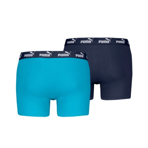 Bokserki męskie Puma Elements Basic 2P niebieskie,granatowe 938753 08 2XL Puma