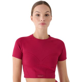 Koszulka damska 4F FNK F1737 burgund 4FRAW24TFTSF1737 60S XS/S 4F