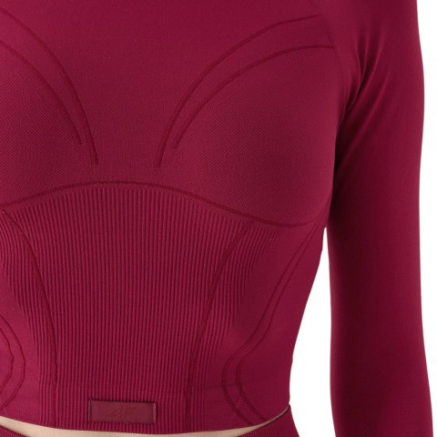 Koszulka damska 4F Longsleeve FNK F483 burgund 4FRAW24TFLOF483 60S XS/S 4F
