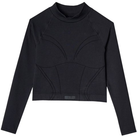 Koszulka damska 4F Longsleeve FNK F483 głęboka czerń 4FRAW24TFLOF483 20S XS/S 4F