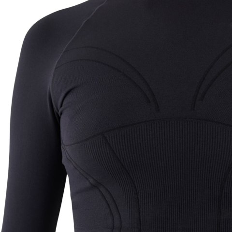 Koszulka damska 4F Longsleeve FNK F483 głęboka czerń 4FRAW24TFLOF483 20S XS/S 4F
