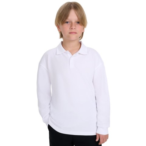 Koszulka dla chłopca longsleeve 4F M483 biała 4FJWAW25TLONM483 10S 152cm 4F