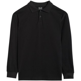 Koszulka dla chłopca longsleeve 4F M483 głęboka czerń 4FJWAW25TLONM483 20S 146cm 4F