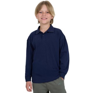 Koszulka dla chłopca longsleeve 4F M483 granatowa 4FJWAW25TLONM483 31S 140cm 4F