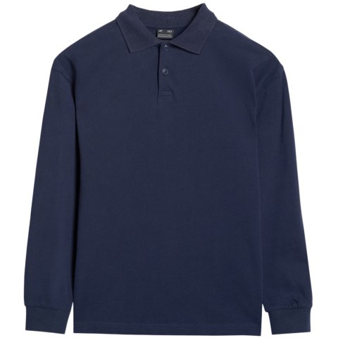 Koszulka dla chłopca longsleeve 4F M483 granatowa 4FJWAW25TLONM483 31S 152cm 4F