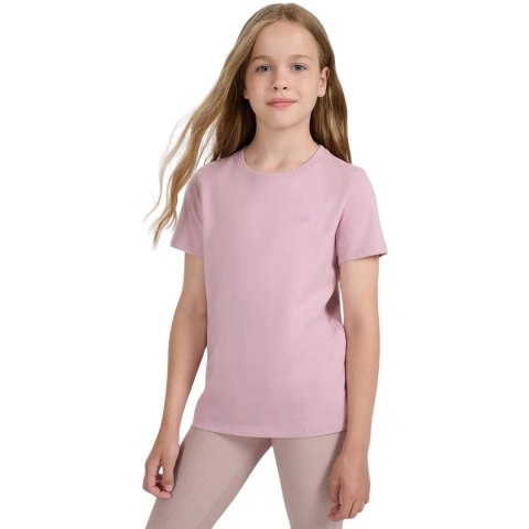 Koszulka dla dziewczynki 4F F2397 jasny róż 4FJWAW25TTSHF2397 56S 158cm 4F