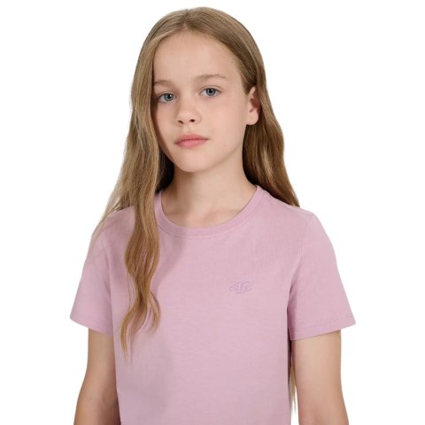 Koszulka dla dziewczynki 4F F2397 jasny róż 4FJWAW25TTSHF2397 56S 164cm 4F
