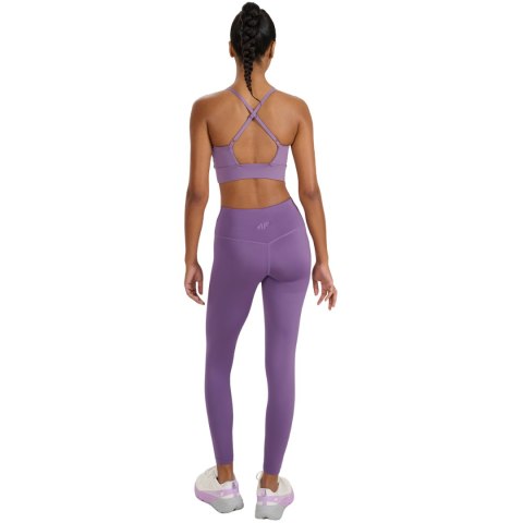 Legginsy damskie 4F FNK F360 fioletowe 4FWAW25TFTIF360 53S XL 4F