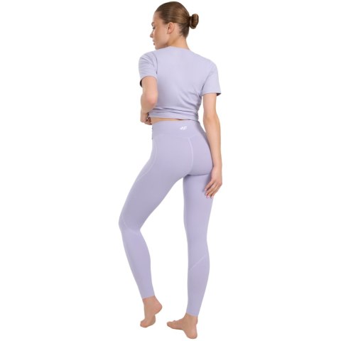 Legginsy damskie 4F FNK F369 jasny fiolet 4FWAW25TFTIF369 34S XS 4F
