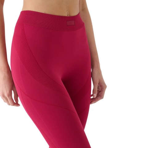 Legginsy damskie 4F FNK F389 burgund 4FRAW24TFTIF389 60S M/L 4F