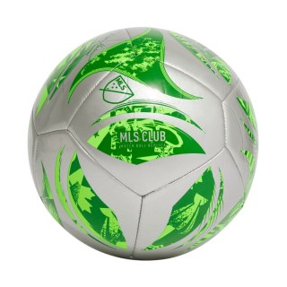 Piłka nożna adidas MLS Club srebrno-zielona JH1307 4 Adidas teamwear