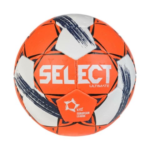 Piłka ręczna Select Ultimate European League 3 v24 EHF pomarańczowo-biała 13326 3 Select
