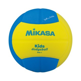 Piłka siatkowa Mikasa dodgeball żółto-niebieska SD10-YBL 1 Mikasa