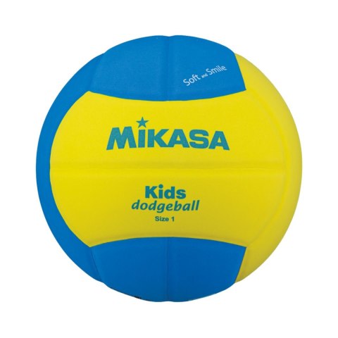 Piłka siatkowa Mikasa dodgeball żółto-niebieska SD10-YBL 1 Mikasa