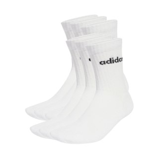 Skarpety adidas Linear Crew Socks Cushioned 6 Par białe JL6096 37-39 Adidas