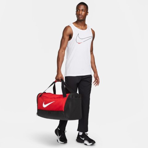 Torba Nike Brasilia 9,5 Training Duffel M czerwono-czarna DH7710 657 Nike