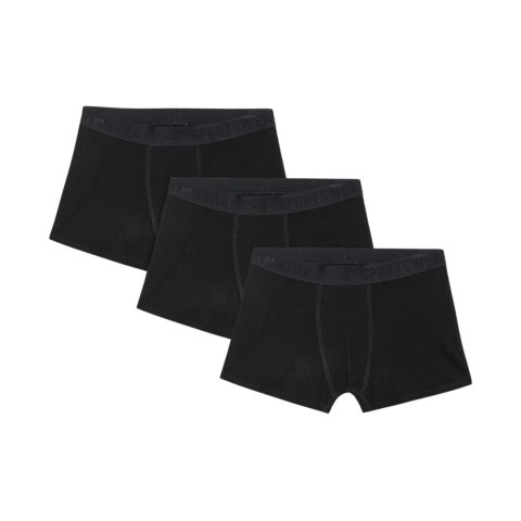 Bokserki dla chłopca 4F M061 3pak głęboka czerń 4FJWAW25UBXSM061 20S 134-140cm 4F