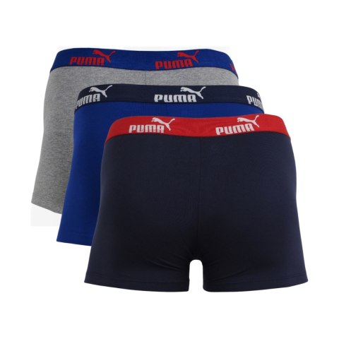 Bokserki męskie Puma Sodalite 3-pack granatowe, niebieskie, szare 100003547 3733/ 005 020 2XL Puma