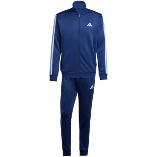 Dres męski adidas Sportswear Basic 3-Stripes French Terry niebieski JI8873 S Adidas