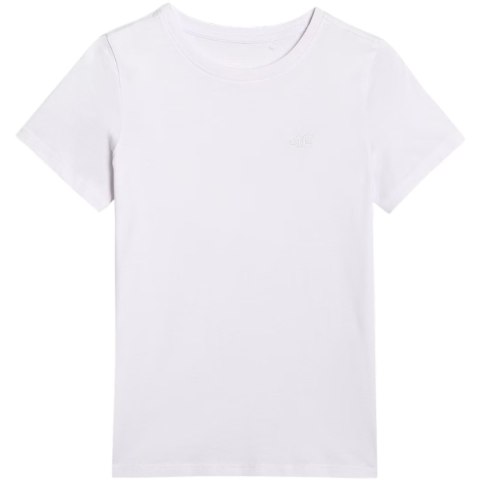 Koszulka dla dziewczynki 4F F2332 biała 4FJWMM00TTSHF2332 10S 128cm 4F