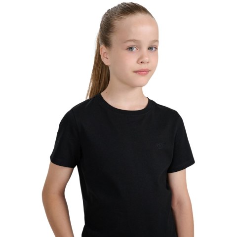 Koszulka dla dziewczynki 4F F2332 głęboka czerń 4FJWMM00TTSHF2332 20S 152cm 4F