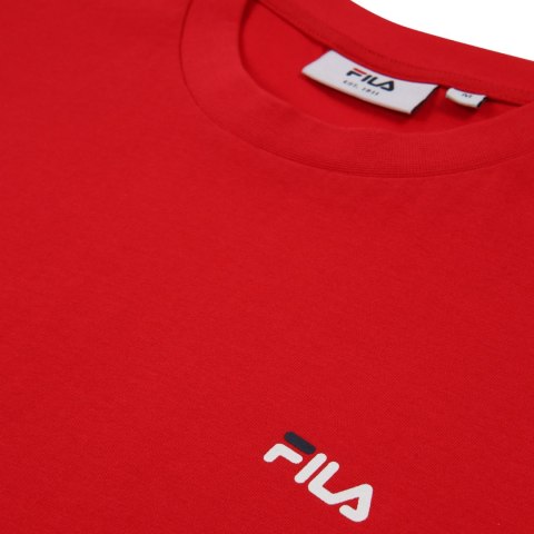 Koszulka męska Fila Laas Regular Tee czerwona FAM0874 30002 L Fila