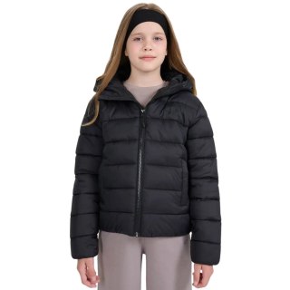 Kurtka pikowana dla dzieci 4F U0704 głęboka czerń 4FJWAW25TDJAU0704 20S 134cm 4F