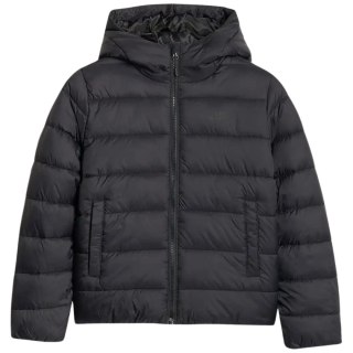 Kurtka pikowana dla dzieci 4F U0704 głęboka czerń 4FJWAW25TDJAU0704 20S 134cm 4F
