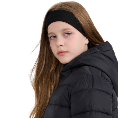 Kurtka pikowana dla dzieci 4F U0704 głęboka czerń 4FJWAW25TDJAU0704 20S 134cm 4F