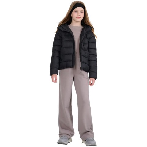 Kurtka pikowana dla dzieci 4F U0704 głęboka czerń 4FJWAW25TDJAU0704 20S 134cm 4F