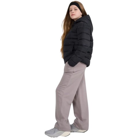 Kurtka pikowana dla dzieci 4F U0704 głęboka czerń 4FJWAW25TDJAU0704 20S 134cm 4F