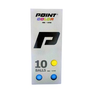 Piłeczki do ping ponga Point color 10szt Point