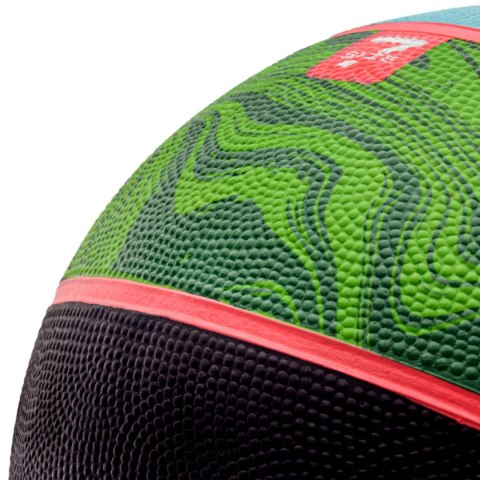 Piłka koszykowa Meteor Dribble niebiesko-zielono-czarna 07093 7 Meteor