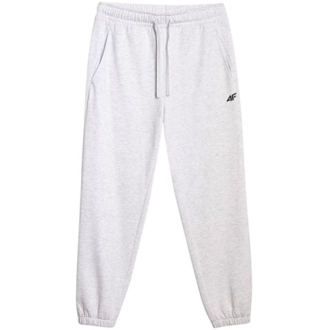 Spodnie męskie 4F CAS M1140 chłodny jasny szary melanż 4FWMM00TTROM1140 27M XL 4F