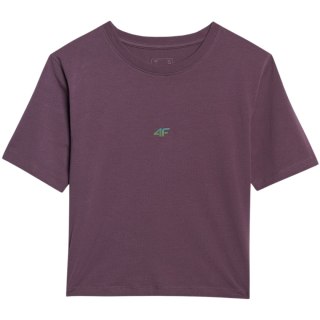 Koszulka damska 4F F2971 ciemny fiolet 4FWAW25TTSHF2971 50S XXL 4F