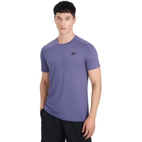 Koszulka męska 4F FNK M1521 niebieska 4FWAW25TFTSM1521 33S 2XL 4F