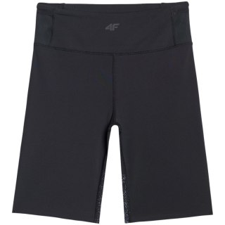 Legginsy damskie krótkie 4F FNK F048 głęboka czerń 4FWAW25TFSTF048 20S XL 4F