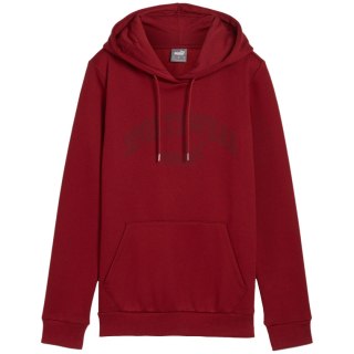 Bluza damska Puma Ess+ Logo LAB Hoodie FL bordowa 682987 13 Puma