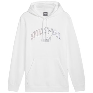 Bluza męska Puma Ess+ Logo LAB Gradient Hoodie FL biała 681775 02 Puma