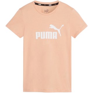 Koszulka damska Puma ESS Logo Tee brzoskwiniowa 586775 46 Puma