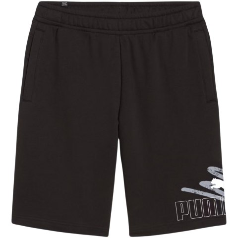 Spodenki męskie Puma ESS+ Logo Lab Graphic Shorts 10 czarne 678989 01 Puma Spodenki męskie Puma ESS+ Logo Lab Graphic Shorts 10 czarne 678989 01 Puma