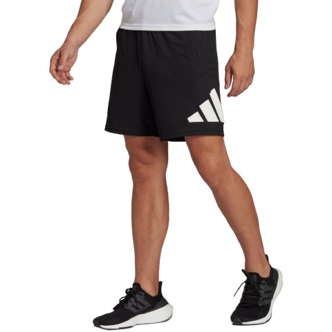 Spodenki męskie adidas Train Essentials Logo Training czarne IB8121 Adidas Spodenki męskie adidas Train Essentials Logo Training czarne IB8121 Adidas