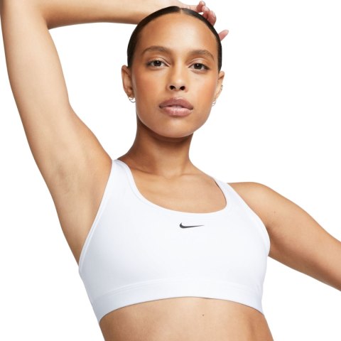 Stanik sportowy Nike Swoosh Light Support biały DX6817 100 Nike Stanik sportowy Nike Swoosh Light Support biały DX6817 100 Nike