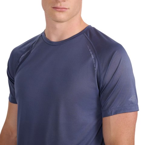 Koszulka męska 4F FNK M1499 niebieska 4FWAW25TFTSM1499 33S 2XL 4F