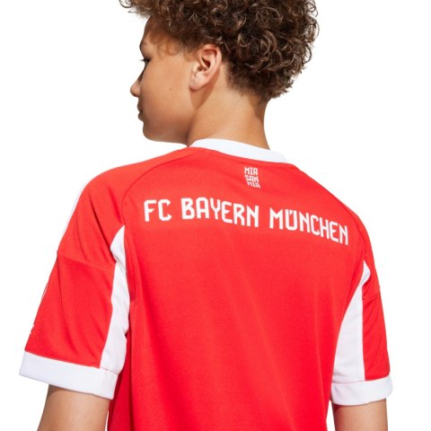 Koszulka dla dzieci adidas FC Bayern 25/26 Home czerwona JN8525 128cm Adidas