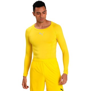 Koszulka męska Puma Liga Baselayer Tee LS żółta 655920 06 M Puma